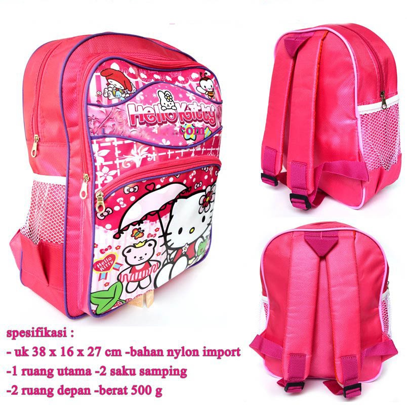 Tas Ransel Anak Virtago Original hello kitty pink Best Seller
