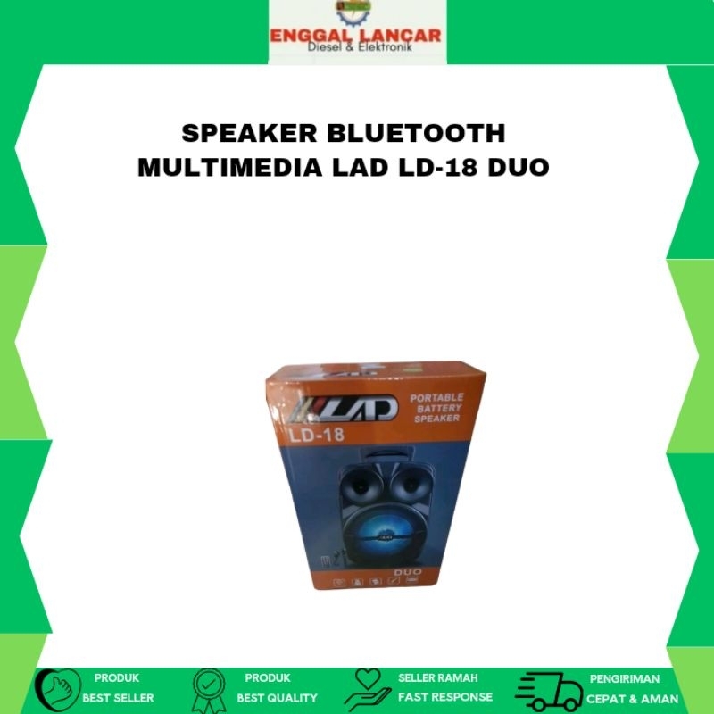 Speaker Bluetooth Multimedia LAD LD-18 duo