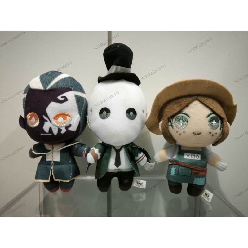 [IDV] STOCK Boneka Plush Keychain Game Tomonui Identity V Jack Joseph Emma Wujiu Wu chang Geisha Gra