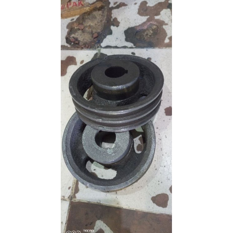 Cepat laku pully besi cor b2 6 inchi as38mm 32mm 3mm 28mm 25mm 48mm 55mm puli besi cor