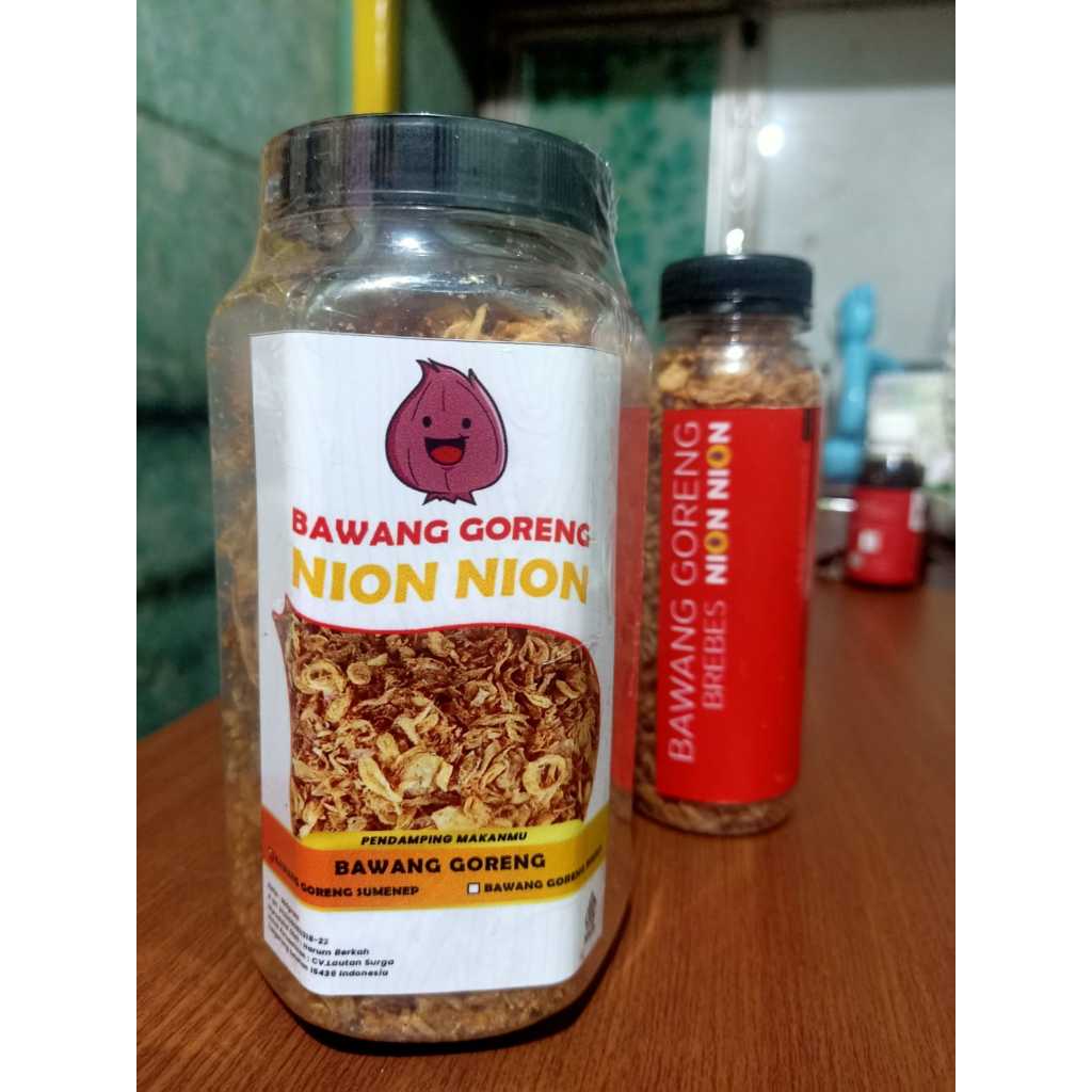 

Bawang Goreng 100 Gram Kemasan Botol, Bawang Goreng Pedas Gurih, Bawang Goreng Mix Udang dan Teri Bawang Goreng Renyah Dan Wangi