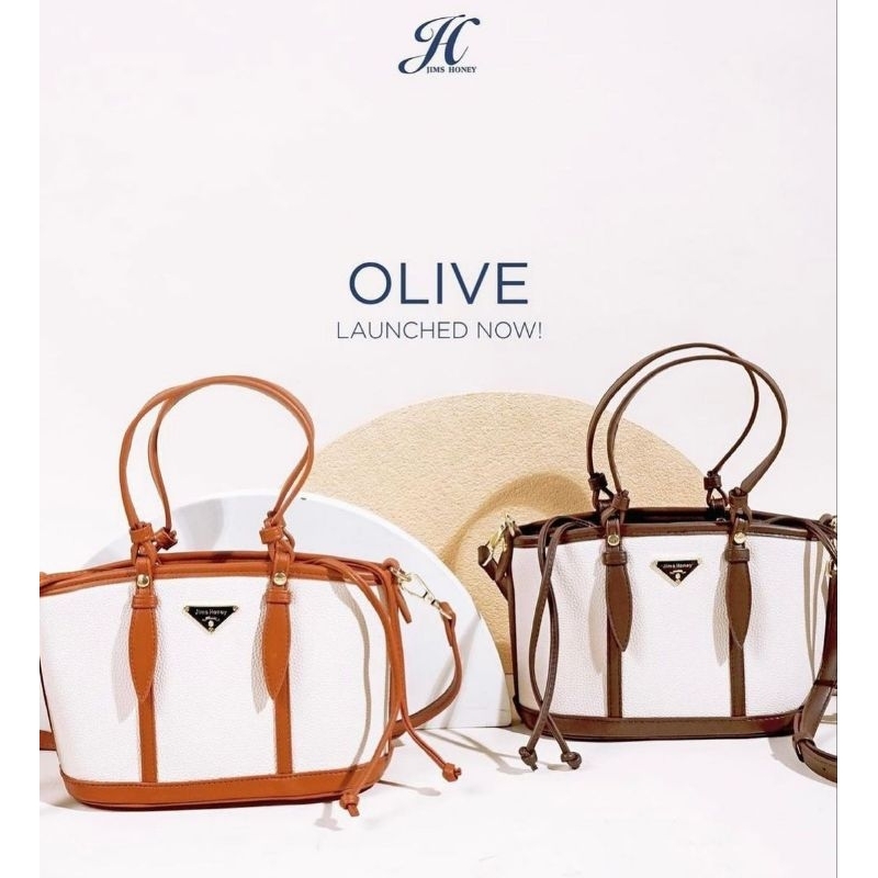 JIMSHONEY TAS GEDE MODEL KLASIK ORIGINAL OLIVE