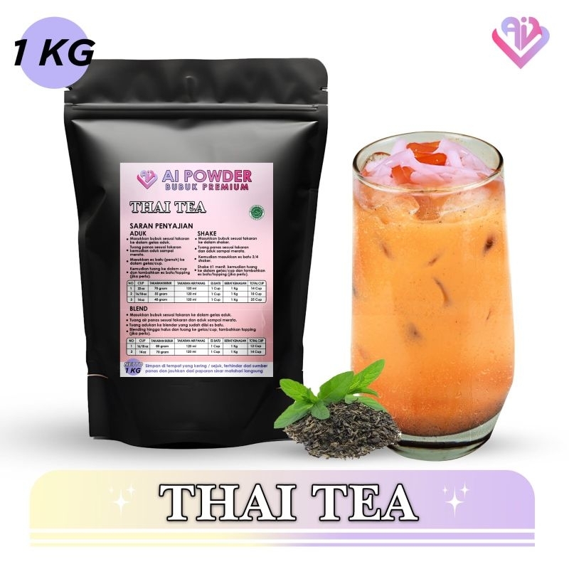 

Thai Tea Bubuk Minuman Premium The Best Instan 1Kg