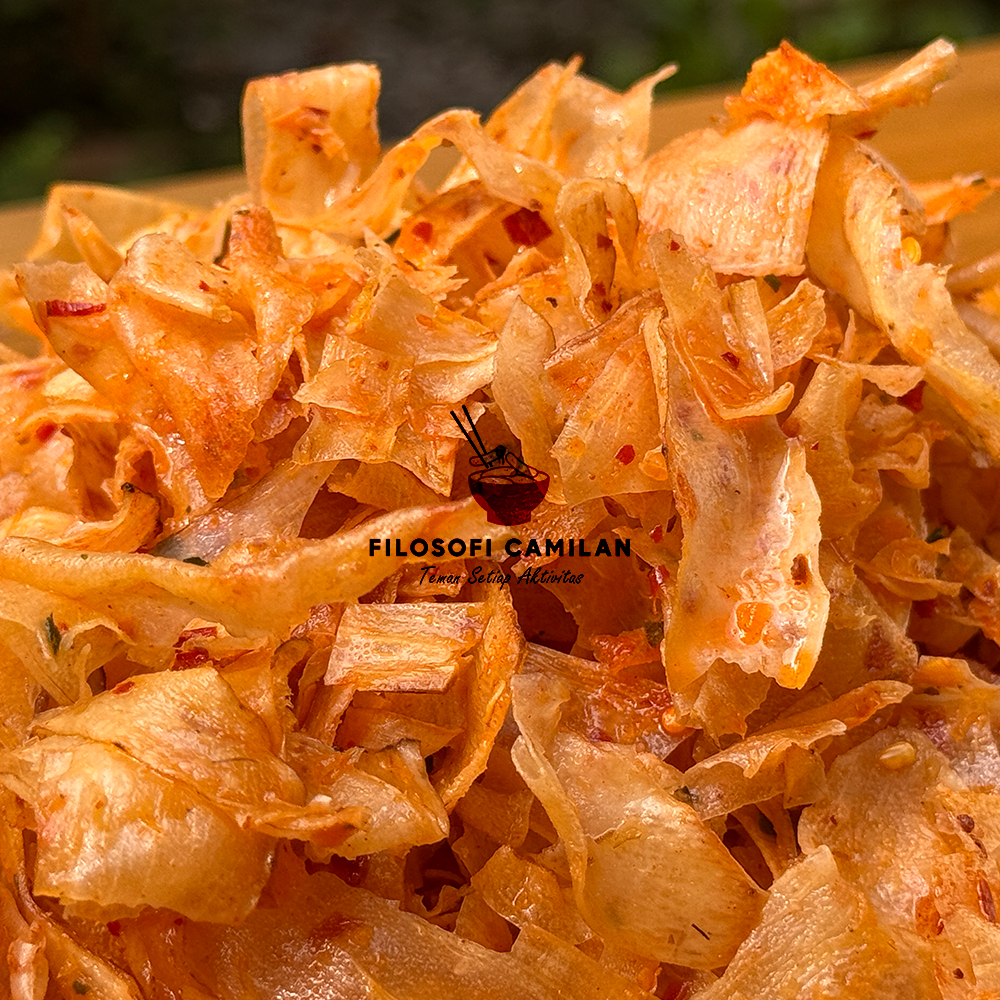 

ADR Keripik Singkong Kriwil Cikruh Extra Chili Oil Daun Jeruk Kemasan - g