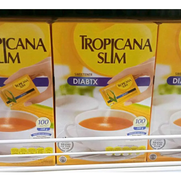 

Tropicana Slim Sweetener DIABTX Isi 100 SACHET - Pemanis Alami Aman Untuk Diabetes