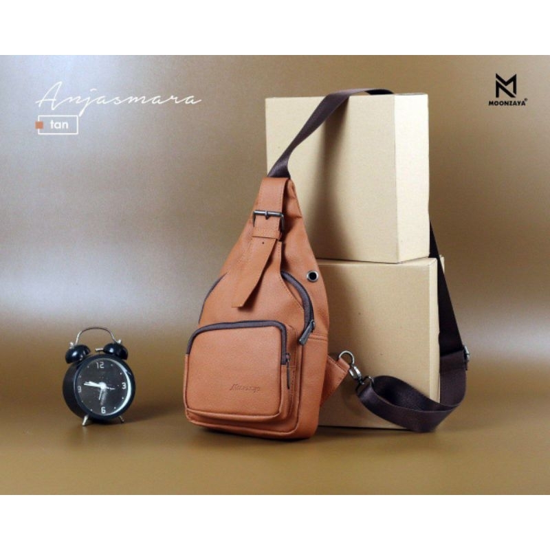 Moonzaya Anjasmara Bag tas selempang pria waterproof