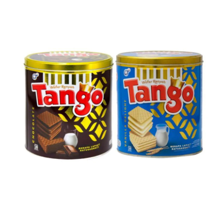 

Tango Wafer Cokelat & Susu Vanilla | Kemasan Kaleng 270 gr