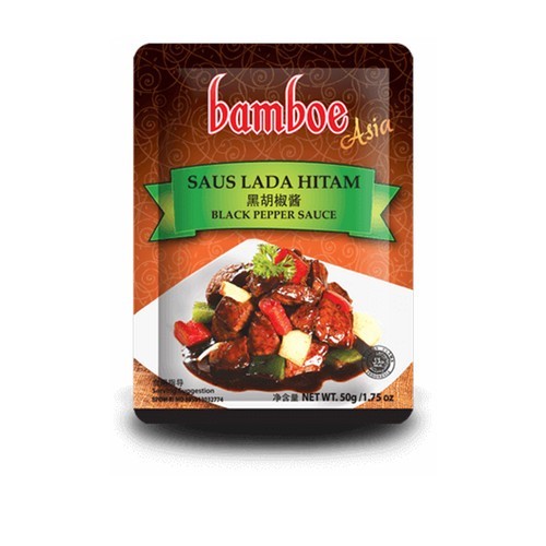 

Bamboe Bumbu Saus Lada Hitam - Saus Teriyaki - Asam Manis - Hainan - Tomyam - Tongseng