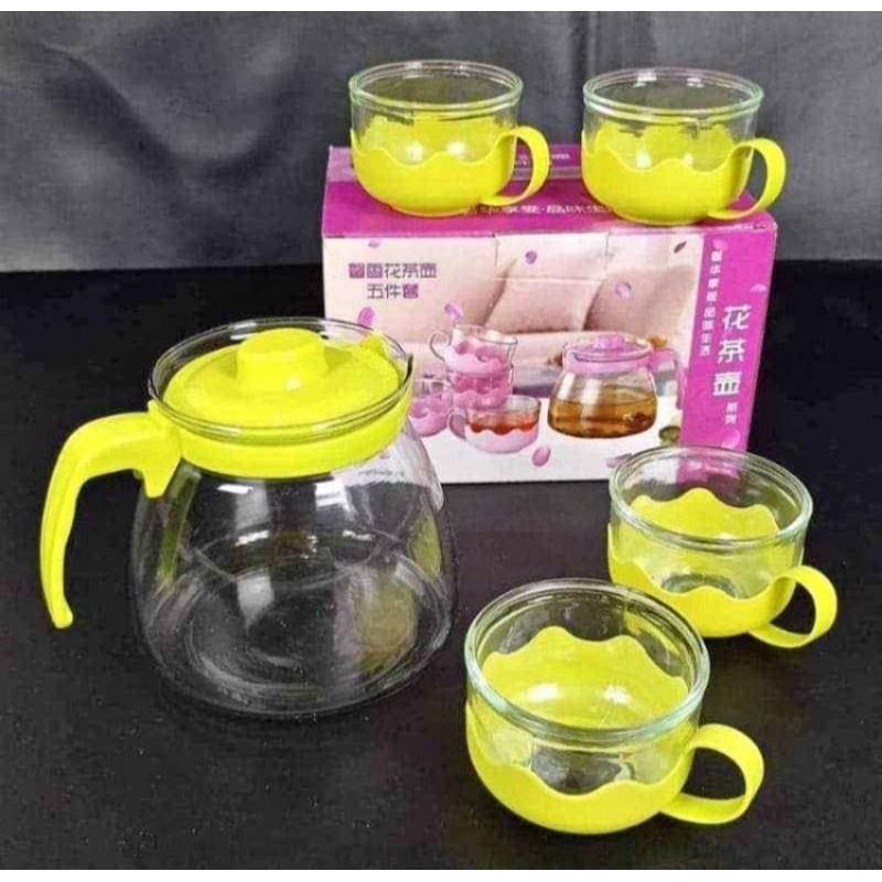 teapot set 5 in 1