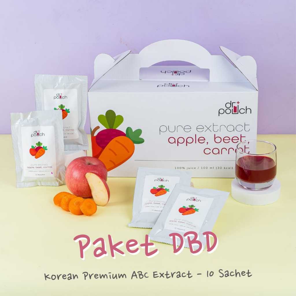 

Paket Recovery DBD / Demam Berdarah – Korean Premium ABC Extract (Apple, Beet, Carrot)