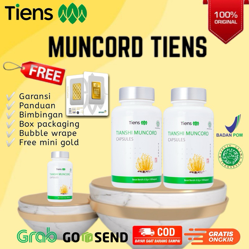 MUNCORD TIENS / ORIGINAL TIANSHI / SUPLEMEN TIENS / AMPUH ORIGINAL