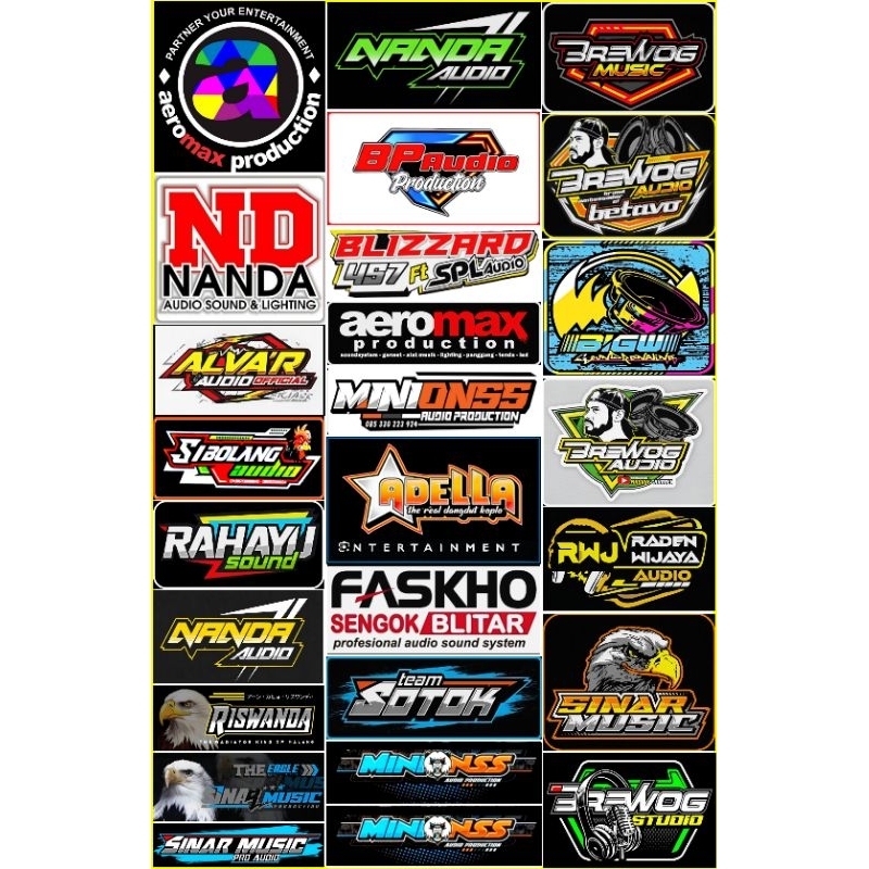 

STIKER SOUNDSYSTEM ISI 26 UKURAN 1 LEMBAR 31x47cm