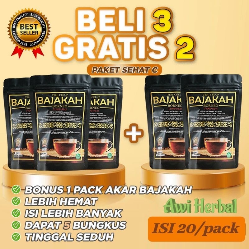 TERLARIS TEH BAJAKAH (BELI 2 GRATIS 1 ) KUALITAS TERBAIK ASLI DAYAK KALIMANTAN , Kualitas kayu bajakah SUPER Atasi kanker tumor kista Benjolan