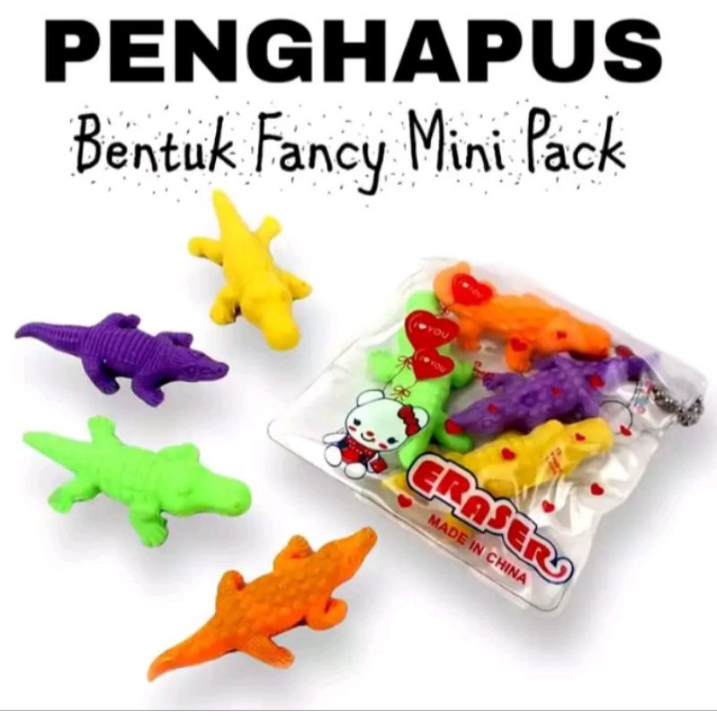 

Pengapus Fancy Kotak Dino isi 4