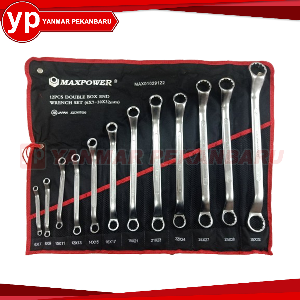 Kunci Ring Set 12 Pcs / Set 6-32mm MAXPOWER