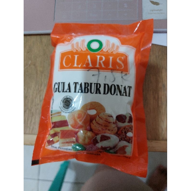 

Gula halus tabur donat claris 250gr