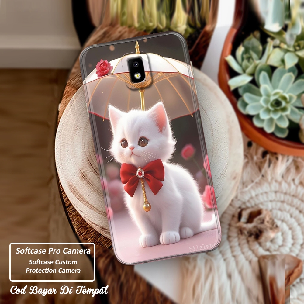 Premium Silicone Full Cover Case Samsung J3 Pro J5 Pro J7 Pro Kucing Softcase Pro Camera Cassing Hp 