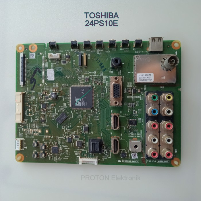 Mainboard LCD TV TOSHIBA Regza 24PS10E 24PS10 Mesin Matherboard V28A001308A1 PE0994 40PB10E 40PB10T 