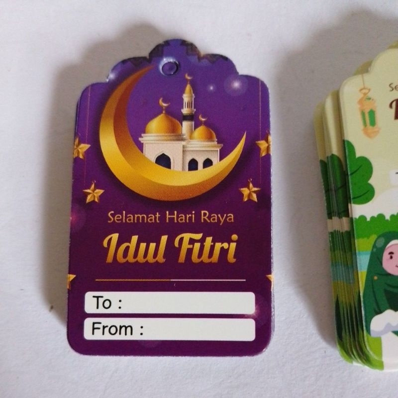 

Hang Tag Kertas Idul Fitri/ Tag Idul Fitri