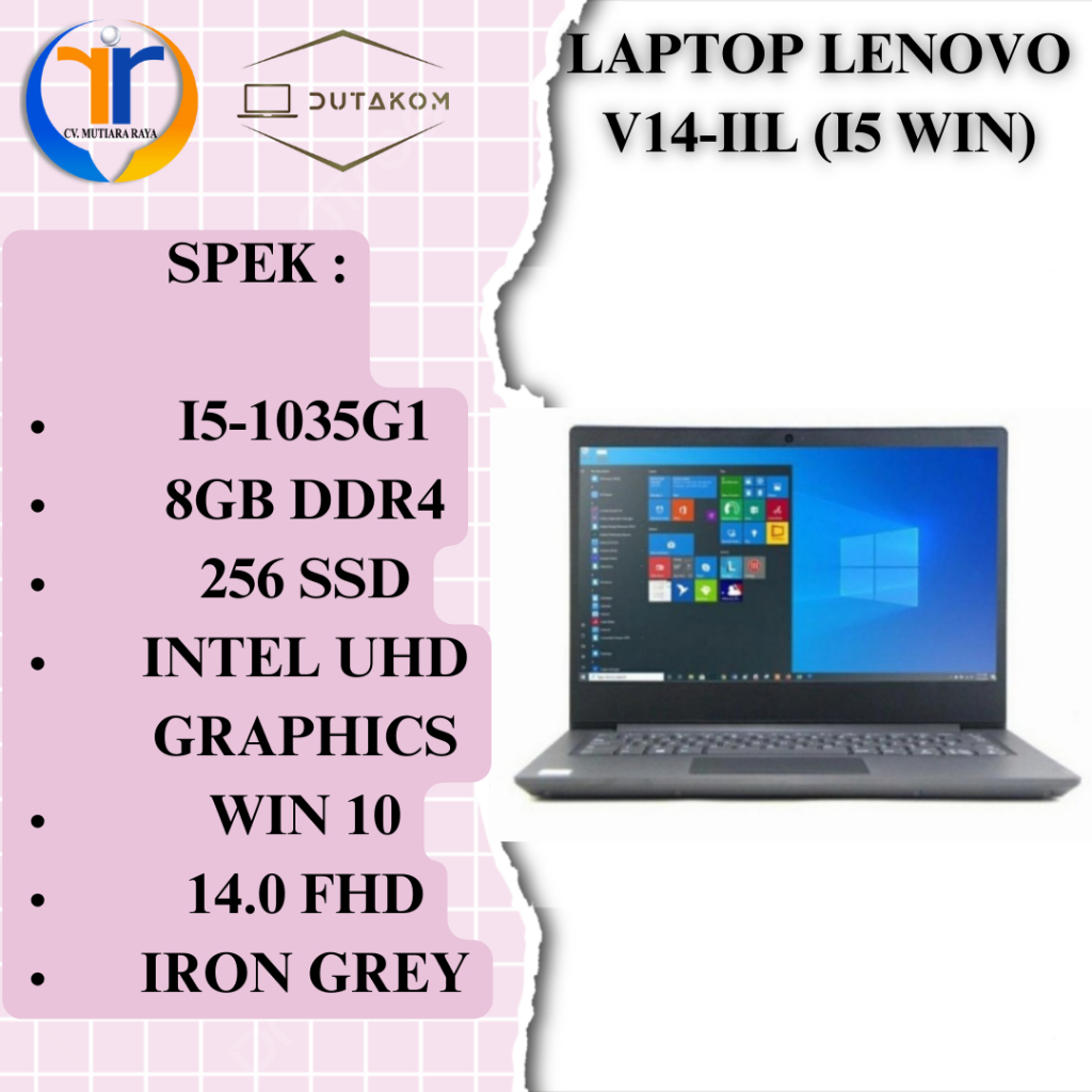 LAPTOP LENOVO V14-IIL-(I5 WIN)