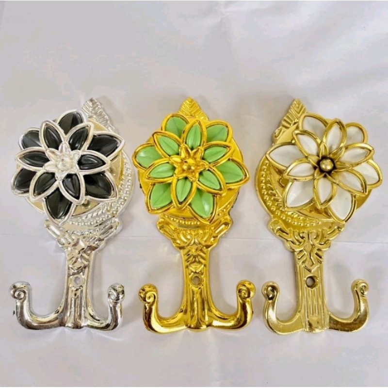 Hook gorden Bunga/Cantelan Ikat gorden Hook Gorden Modern