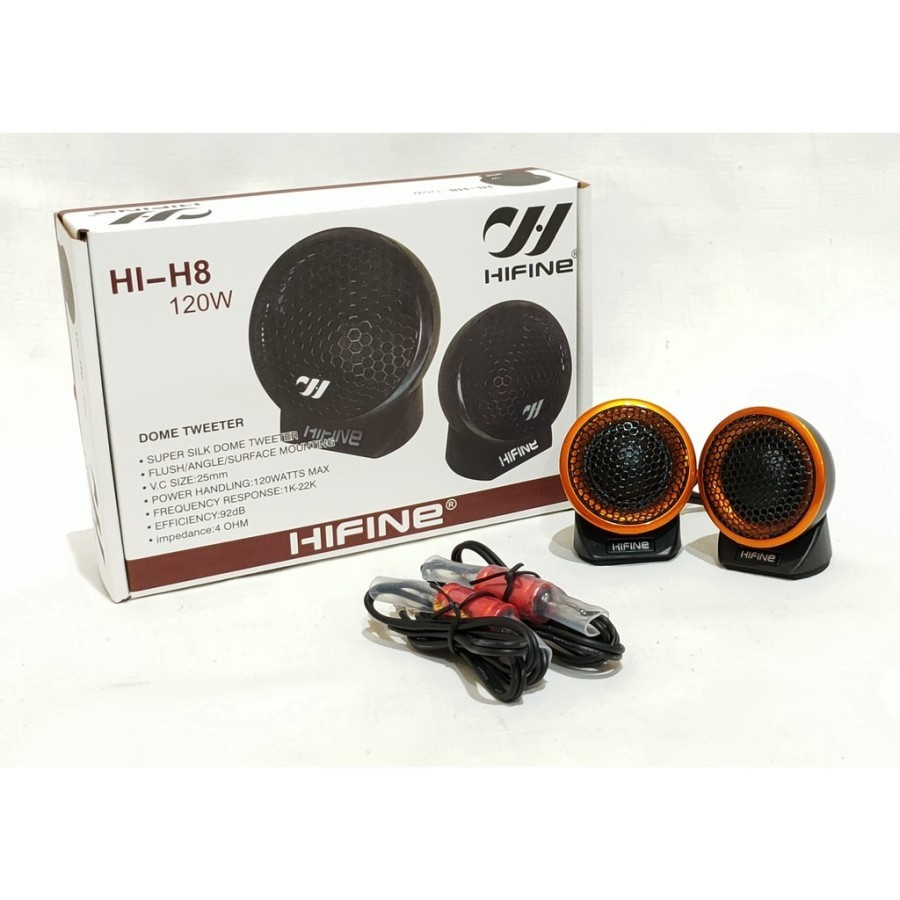 Tweeter Hifine super dome tweeter HI-H8 original Tweeter Speaker Mobil