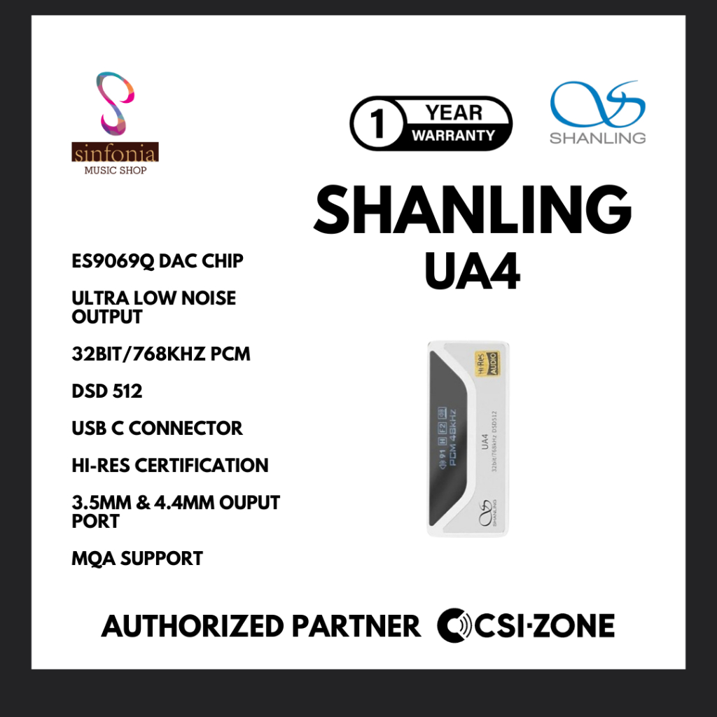 Shanling UA4 Portable USB DAC / Amplifier