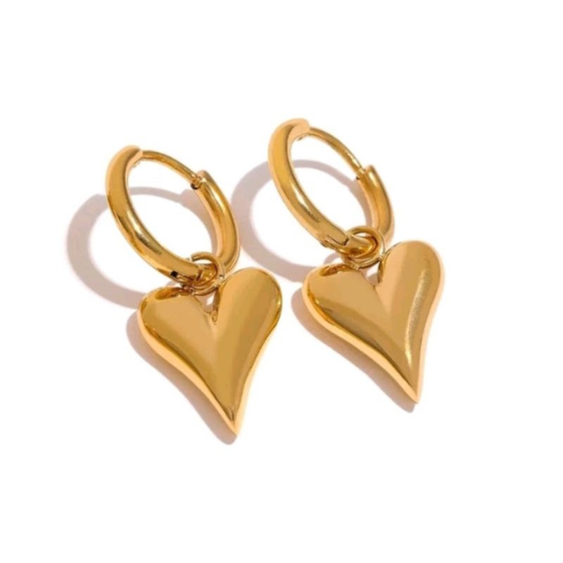 anting titanium. anting bulat love