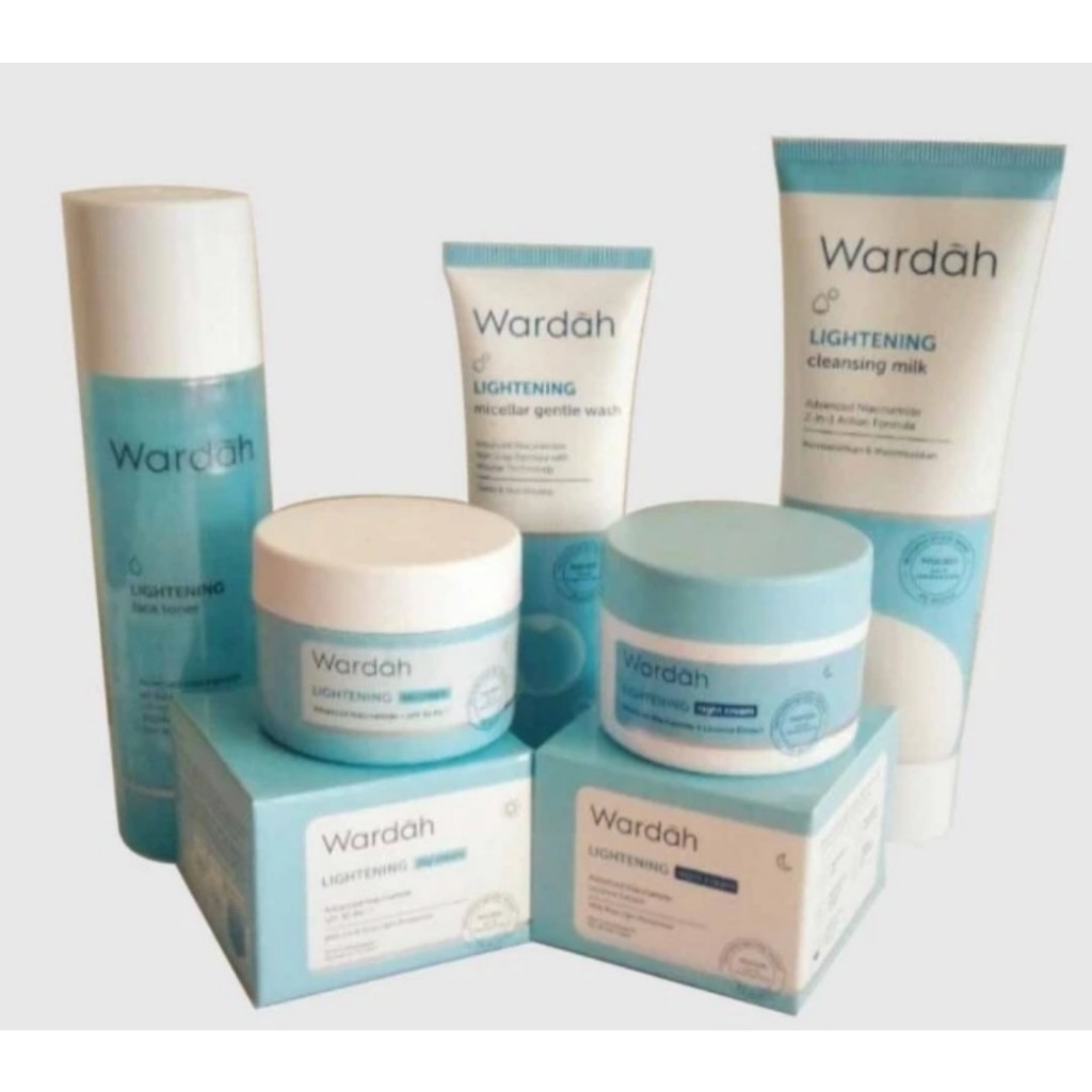 Wardah Paket Perawatan Wajah Lengkap/Wardah Lightening Skincare
