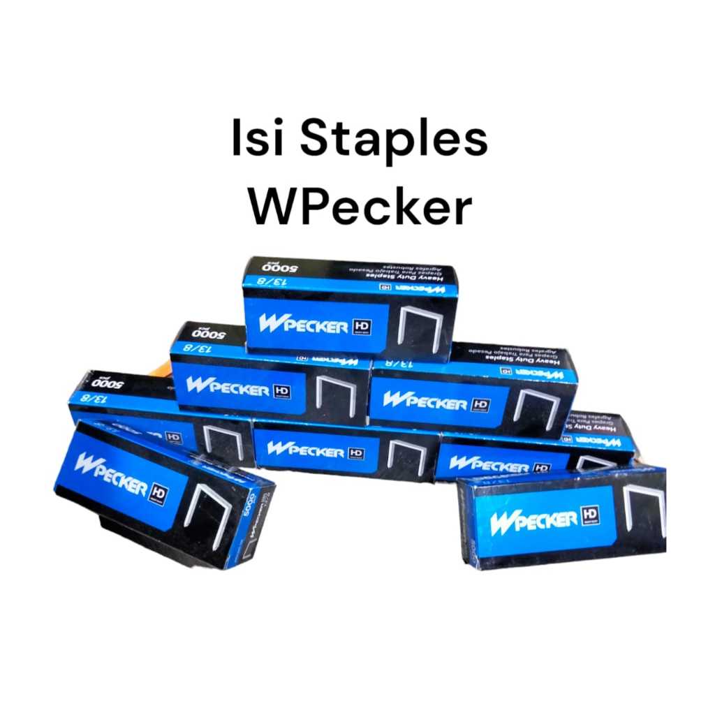 Isi Staples Tembak WPecker 13/8 HD Kualitas terjamin Murah dan Pasti