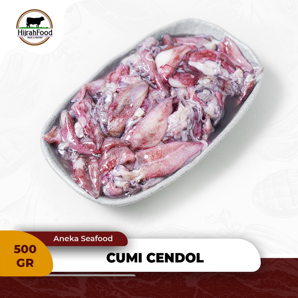 

Hijrahfood Cumi Cendol Beku 500 gram Baby Squid Frozen Kecil Utuh Vacuum Pack