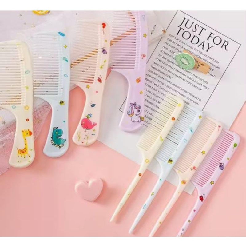 Set Sisir Karakter Lucu /SisirAnak Set 2pcs Karakter Kartun Lucu/Sisir rambut