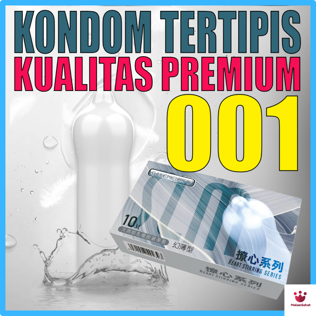 Kondom Silver SLM Premium Berduri - Condom [Privasi Aman]