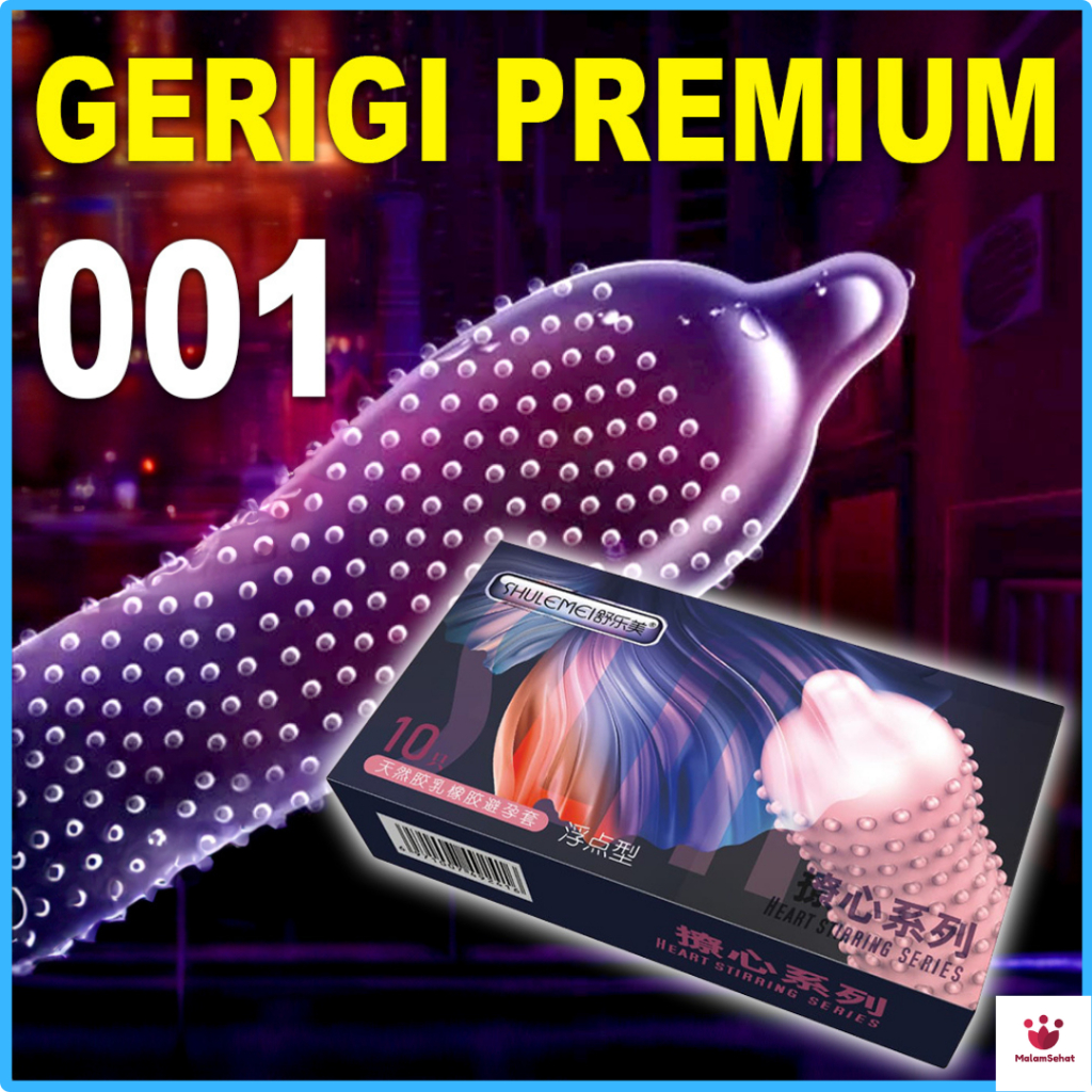 Kondom Berduri Ungu Premium Berduri Bonus Pelumas - Condom [Privasi aman]