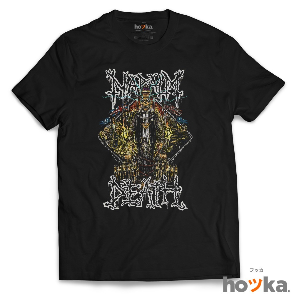 Kaos Napalm Death HOOKA Distro Premium Baju Band Napalm Death
