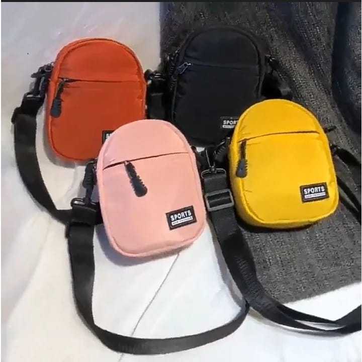 FANSTORE_PKU - Sling Bag / Wanita / Mini / Sports / Tas Bahu / Selempang / Korea Style / Jalan / Hit