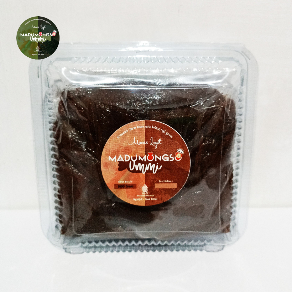 

Madumongso 1000g 1kg Utuh / Losan by MADUMONGSO UMMI Kemasan Mika Khas Nganjuk