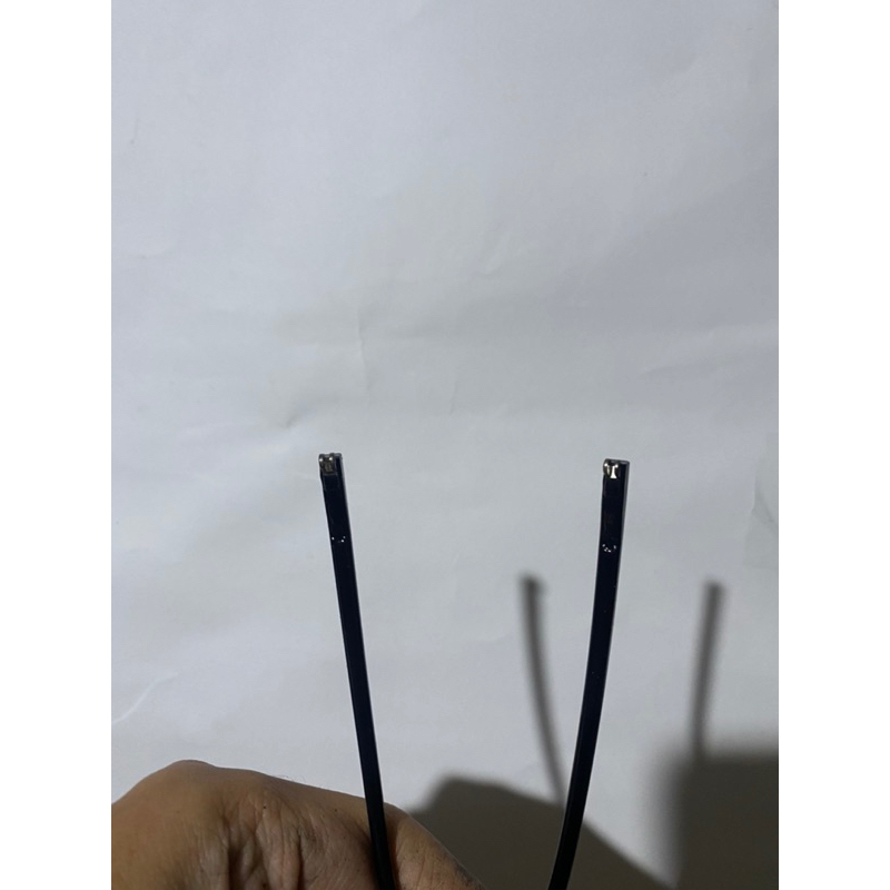 Tangkai Batang Gagang Kacamata sepasang hitam 3 mm