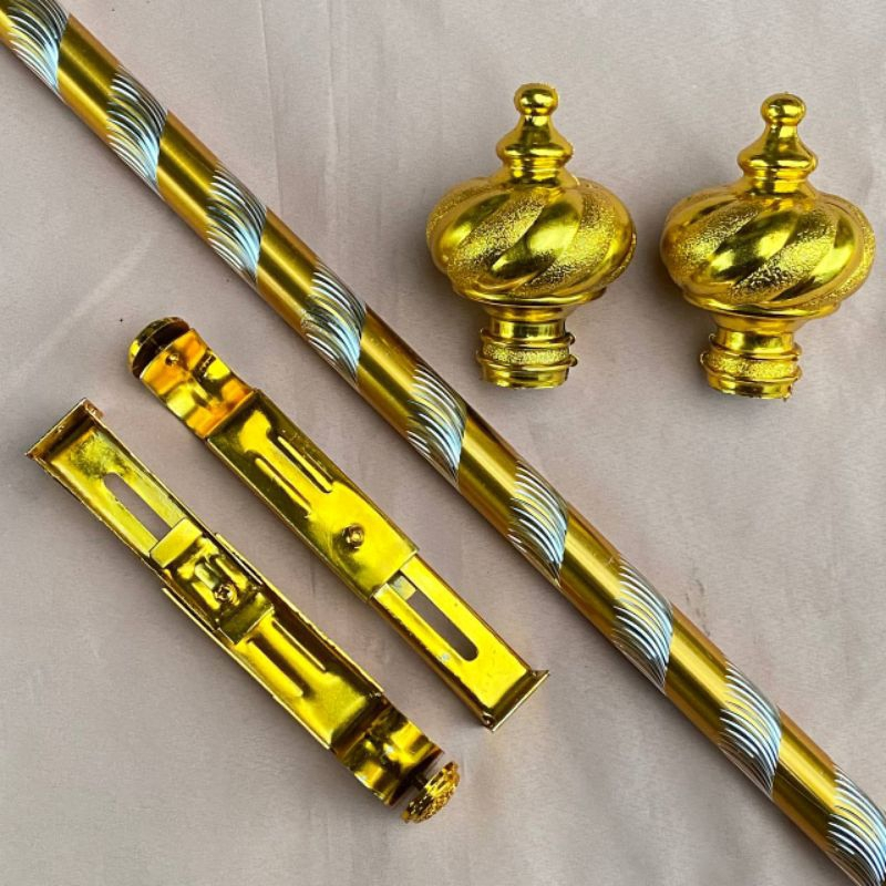 [FULLSET] BESI GORDEN TIANG GORDEN/TONGKAT HORDENG MOTIF ULIR/PIPA GORDEN/BATANG GORDEN GOLD