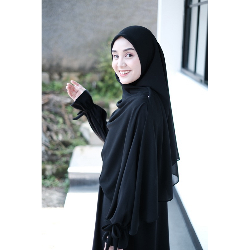 afizaa segi empat instan zipper dagu free cadar hijabywaffa