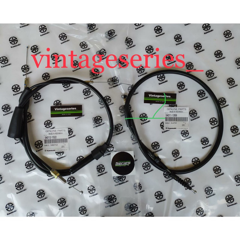 KABEL GAS 1522 DAN KABEL KOPLING 1359 NINJA STANG PIPA ORIGINAL GENUINE PARTS