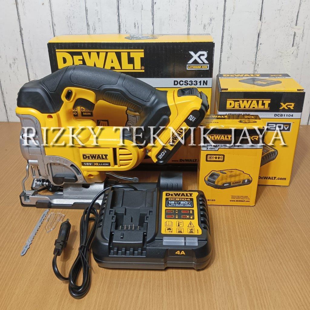 MESIN GERGAJI BATERAI CORDLESS JIGSAW  JIG SAW DCS331N DEWALT DCS331 Tools Sepeda Motor