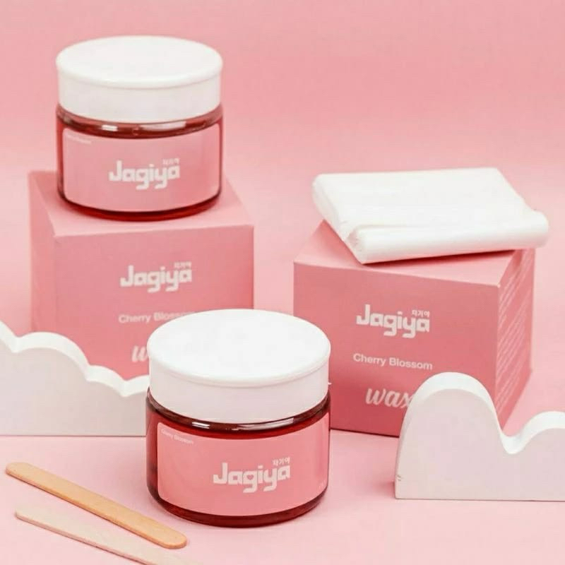 Jagiya Waxing cherry Blossom kit/Sugar Wax/Perontok bulu/penghilang bulu include kertas kemasan baru