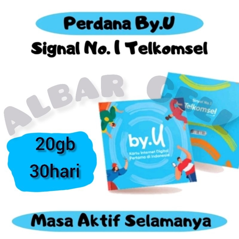 perdana telkomsel by.U 20.GB NASIONAL