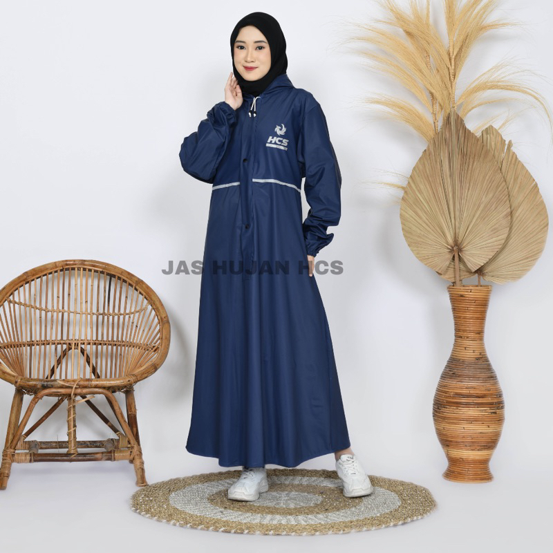 HCS GAMIS JAS HUJAN, RAINCOAT Wanita Terbaik By HCS Anti Rembes Mocca-4