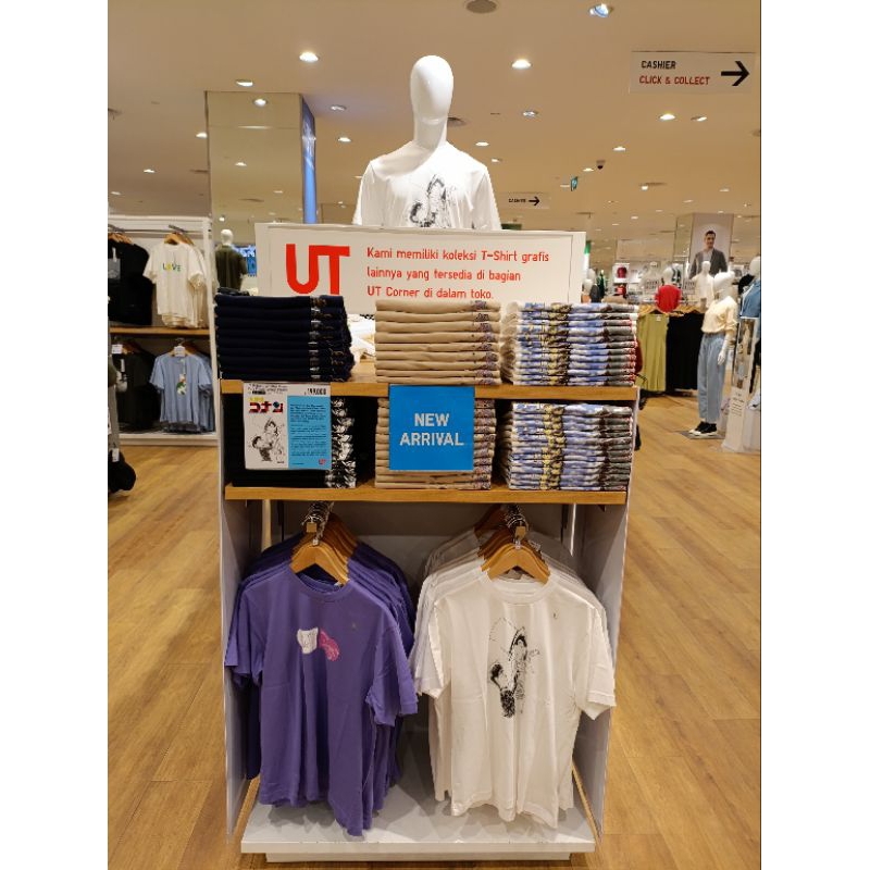 SALE MEN / WOMEN UT Meitantei Conan Lengan Pendek (Detective Conan) UNIQLO
