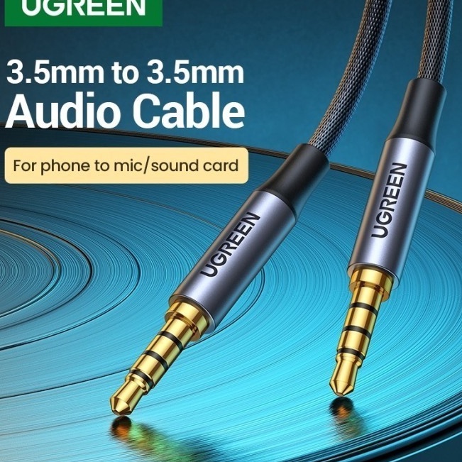 eh Ugreen Kabel Jack 4 Pole TRRS Audio Mic for Aux 35mm  Kabel Audio Jack Ugreen 1648  2782  2785