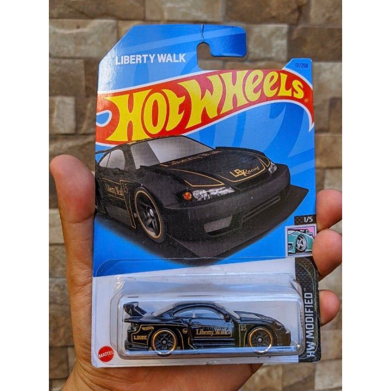 lbwk s15 hot wheels black