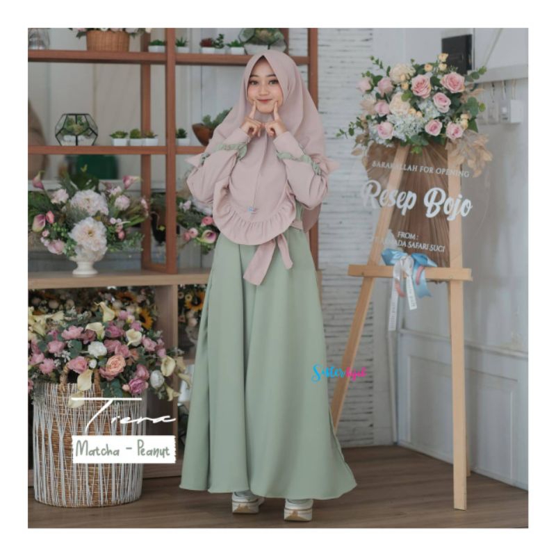 Tiera Dress set Khimar by@SisterHijabOfficial