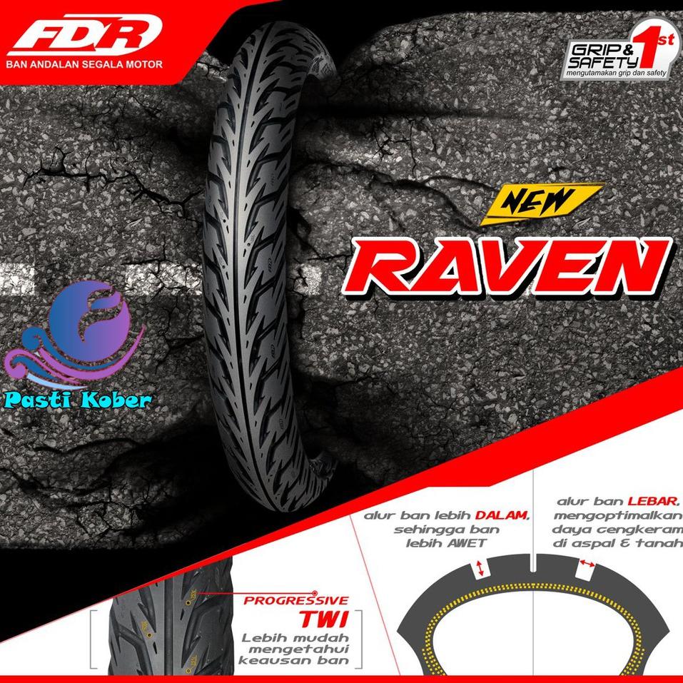 Ban Luar Federal FDR 70/90-17 250-17 70/90 250 Ring 17 Motor Bebek